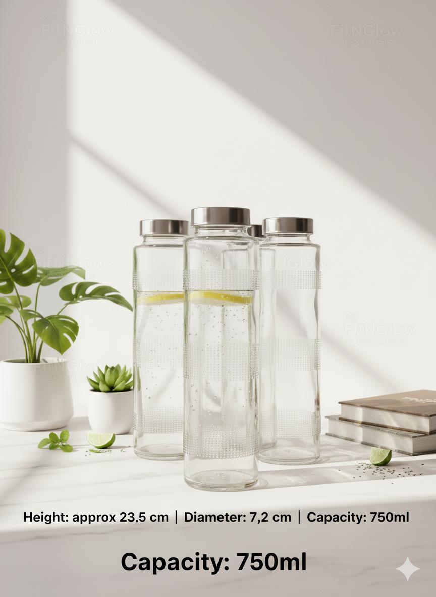 Glass Water Bottle