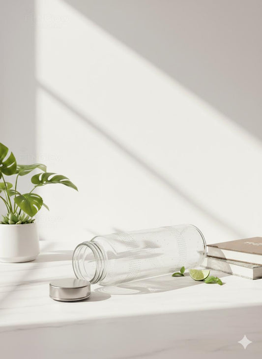 Glass Water Bottle
