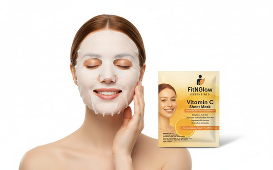 FitNGlow Essentials Sheet Mask – Vitamin C